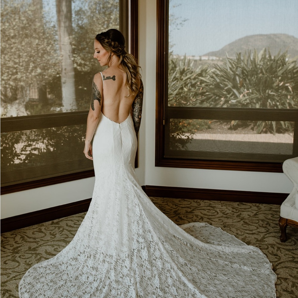 David’s Bridal wedding dress